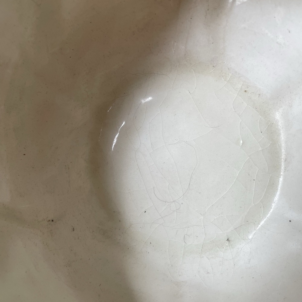Vintage 80s 70s Holland Mold Cabbage Bowl Soup Tureen with Under Plate No Lid - Picture 3 of 7